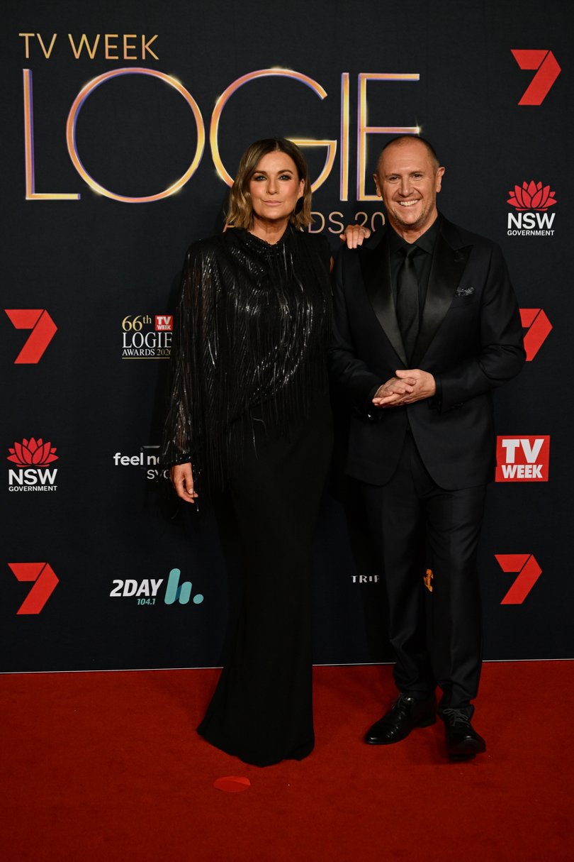 Larry Emdur already has a Gold Logie in his collection. Pictured here with co-star Kylie Gillies.(Photo by James Gourley/Getty Images for TV WEEK)