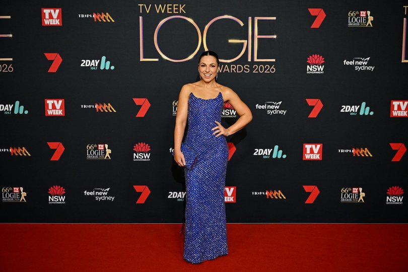 Mel Tracina attends the 66th TV WEEK Logie Awards at The Star in Sydney, Australia.
