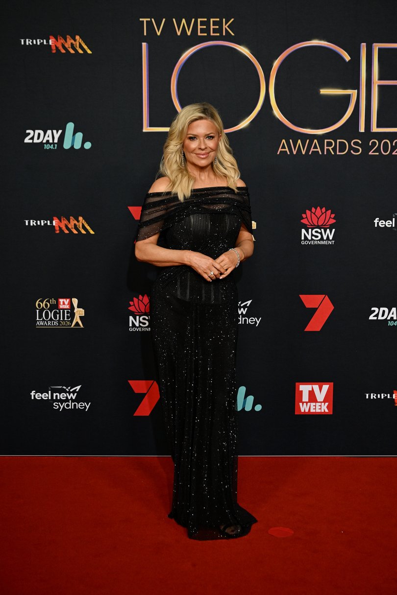 Emily Symons hits the red carpet.(Photo by James Gourley/Getty Images for TV WEEK)