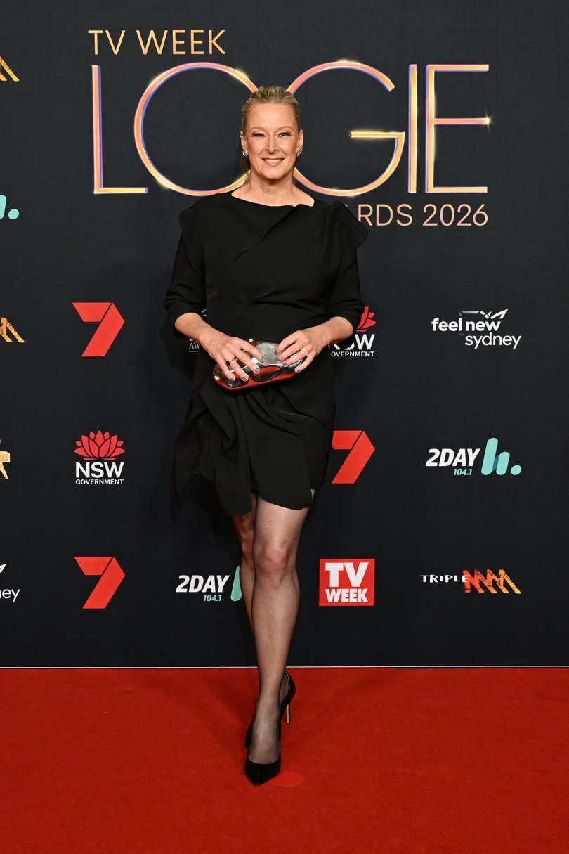 Leigh Sales attends the 66th TV WEEK Logie Awards at The Star in Sydney, Australia.