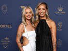 Monica Wright and Ashleigh Gardner attending the 2025 Cricket Australia Awards in Melbourne.