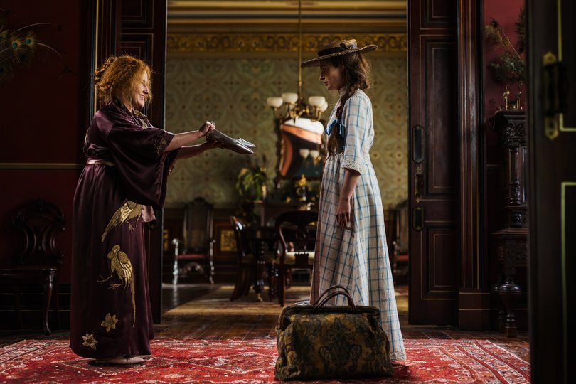 Kate Mulvany and Phillipa Northeast in My Brilliant Career.