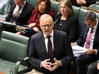 Australian Prime Minister Anthony Albanese speaks during Question Time in the House of Representatives at Parliament House in Canberra, Tuesday, August 11, 2026. 