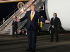 US President Donald Trump reportedly took a secret flight from Turkey amid a threat from Iran. (AP PHOTO)