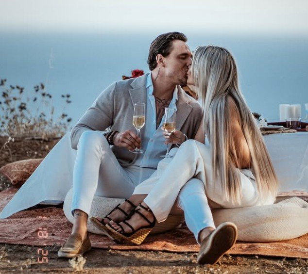 Mira Dorenbosch and husband Jaimy were staying in a private villa when the horrifying robbery unfolded at about 5am on Sunday.