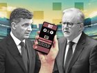 Face-to-face discussions between Prime Minister and Angus Taylor over Labor’s gambling reform package. 