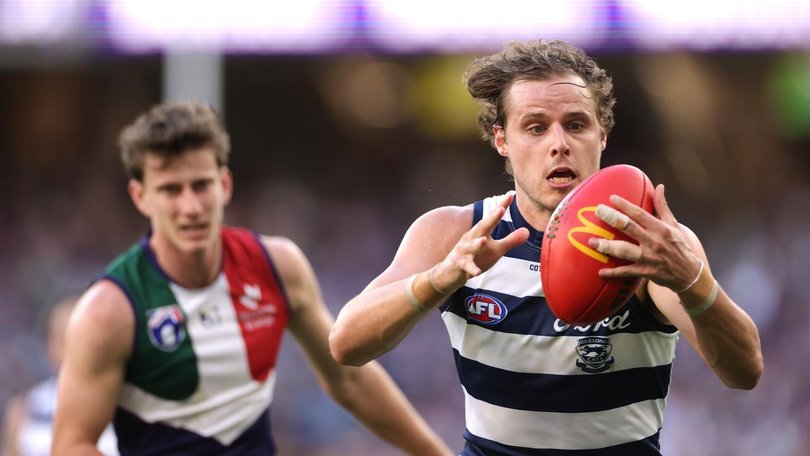 Jake Kolodjashnij faces an anxious wait as his AFL career is put on hold. (Richard Wainwright/AAP PHOTOS)