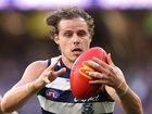 Jake Kolodjashnij faces an anxious wait as his AFL career is put on hold. (Richard Wainwright/AAP PHOTOS)