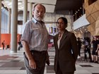 Hugo Weaving and Shabana Azeez star in The Airport Chaplain, coming to SBS.
