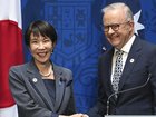 Prime Minister Anthony Albanese and his Japanese counterpart Sanae Takaichi.
