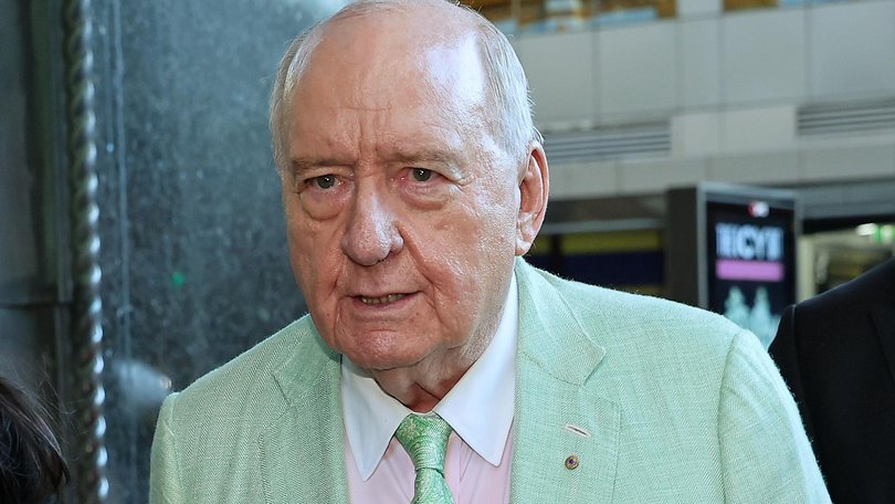 Alan Jones is standing trial in a Sydney court. Picture: NewsWire/John Appleyard.