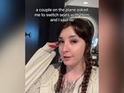 The content creator detailed her awkward flight expereince with her 180k followers.