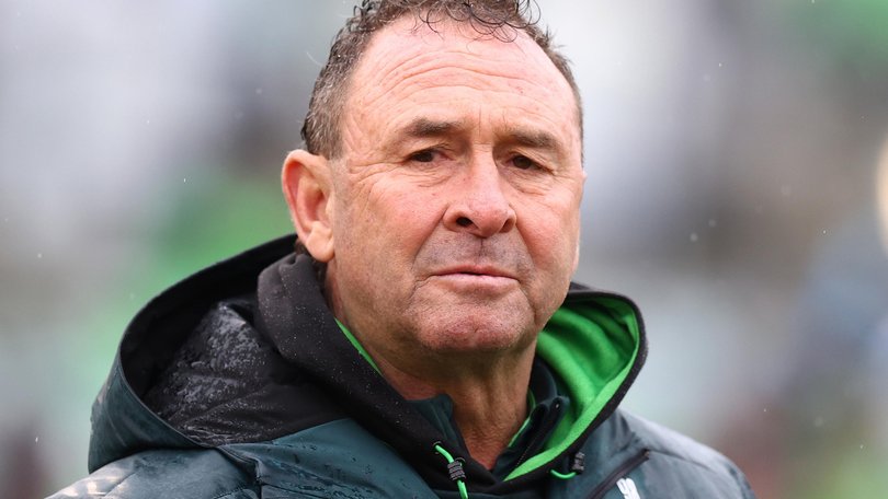 Raiders coach Ricky Stuart during the round 23 NRL match between Canberra Raiders and Newcastle Knights at GIO Stadium.