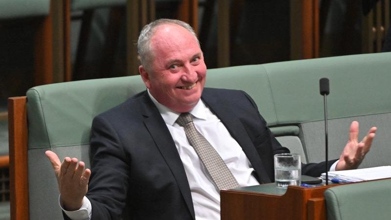 Barnaby Joyce says a One Nation candidate's homophobic comments did not represent the party. (Mick Tsikas/AAP PHOTOS)