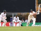 Steve Smith is beginning to find some touch against Bangladesh in Darwin.