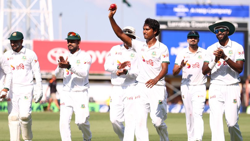 Bangladesh dominated the first day in Darwin.