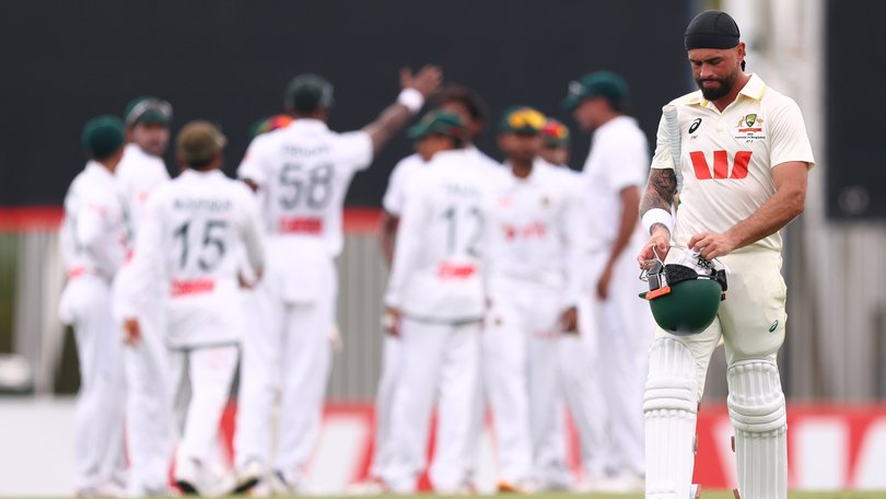 Darwin-raised Jake Weatherald was unable to cash in on a start against Bangladesh.