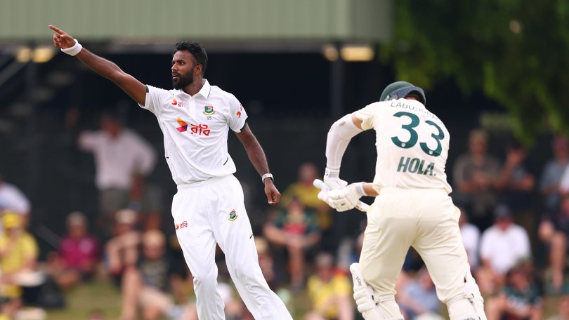 Bangladesh have claimed four early wickets against Australia in Darwin.
