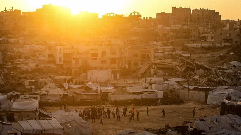 Witnesses say a man on a rickshaw in the northern Gaza Strip was wounded in an Israeli attack. 