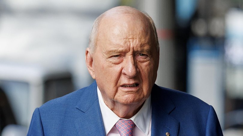Alan Jones has pleaded not guilty to a string of charges relating to six alleged male victims. Picture: NewsWire/Nikki Short.