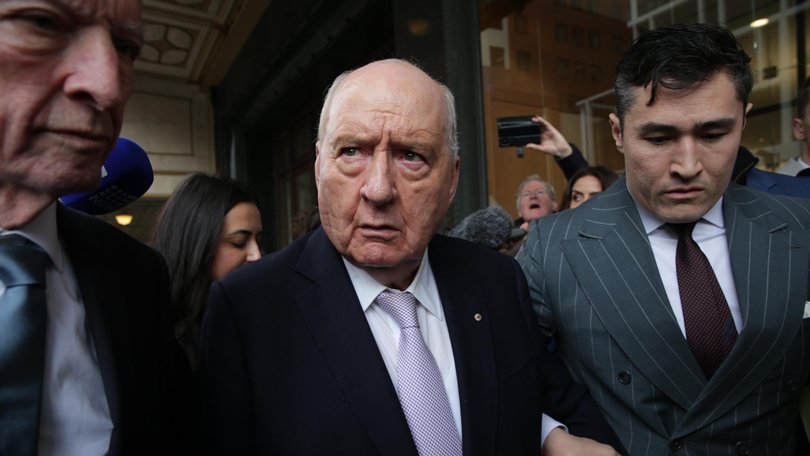 One complainant told his girlfriend ‘Alan Jones has been touching me’, the court was told. Picture: Christian Gilles / NewsWire
