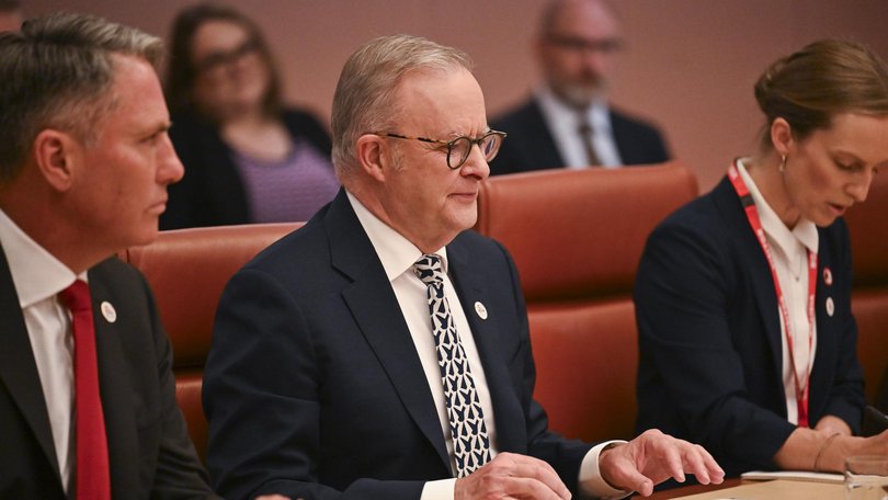 Mr Albanese denies any lewd intention. Picture: NewsWire / Martin Ollman