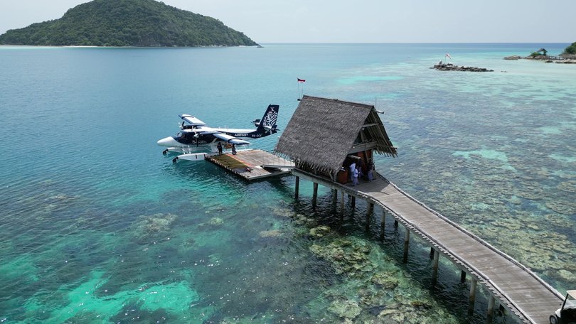 To get to Bawa Reserve, you need to catch a ferry and then a seaplane.