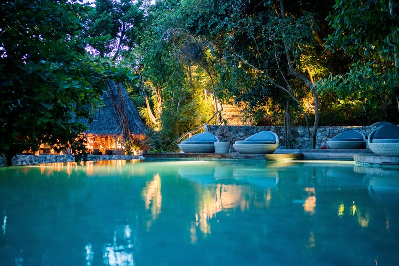 Bawah’s offer of luxury isn’t the waterside villa or the private pool or the copper bath or the seaplane or the service — although each are excellent. No, its real trick is the restoration of wonder.