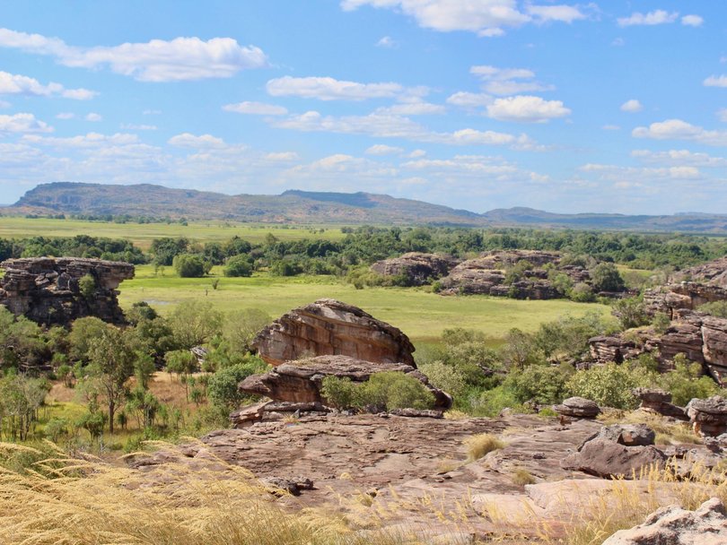 Police said a woman in her 30s died on the western side of Ubirr Lookout in Kakadu National Park.