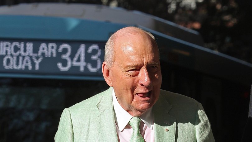 Alan Jones is standing trial in the NSW Local Court. Picture: NewsWire / John Appleyard