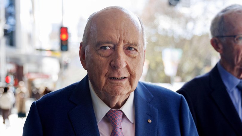 Alan Jones is alleged to have touched and kissed “Complainant C”. Picture: NewsWire / Nikki Short.