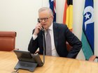 Anthony Albanese holds phone call with Donald Trump.