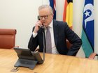 Anthony Albanese holds phone call with Donald Trump.