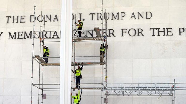 The Kennedy Center wants Donald Trump's name on the building, but not as it was. 