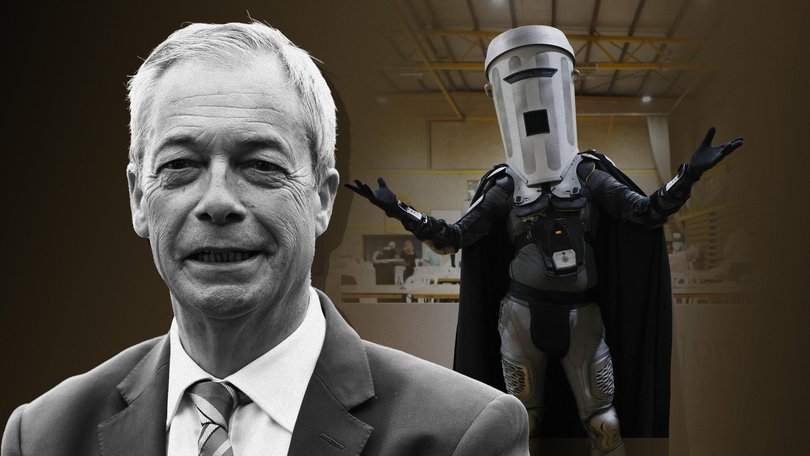 Nigel Farage has defeated his main rival Count Binface.