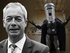 Nigel Farage has defeated his main rival Count Binface.