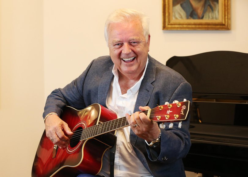 Pictured at home Perth pop pioneer Johnny Young.