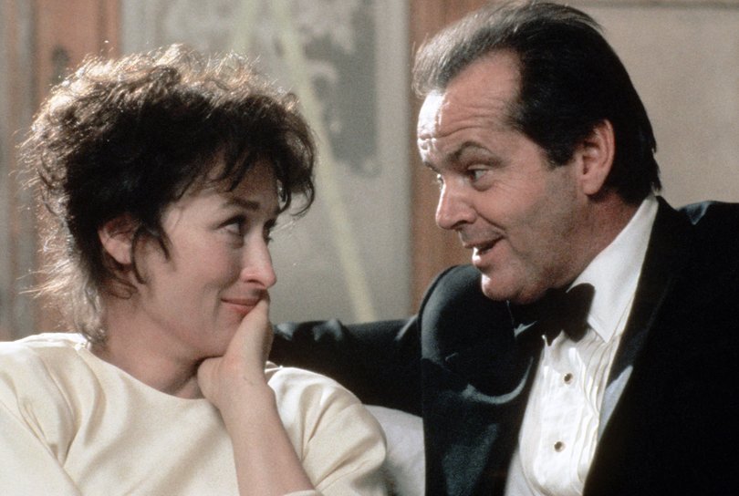 Meryl Streep and Jack Nicholson in Heartburn, which was based on Nora Ephron's novel about her divorce from Carl Bernstein.