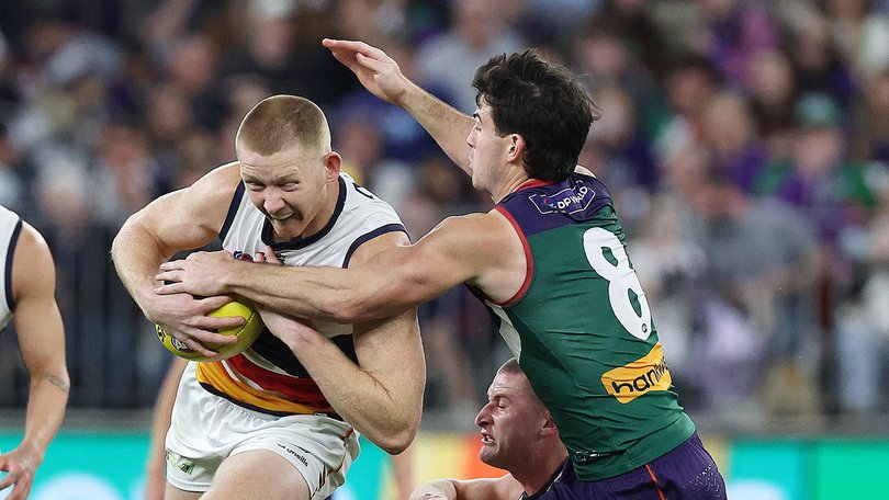 Andrew Brayshaw tackles.