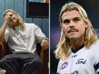 Bailey Smith has been left hiding his face after the Collingwood star took aim at the Geelong player’s mirror selfie saga.