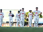 Australia are well and truly on the back foot against Bangladesh in Darwin.