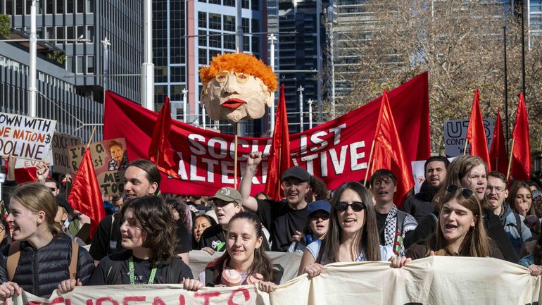 A One Nation staffer has been accused of impersonating a progressive social media page at the anti-Pauline Hanson rallies.