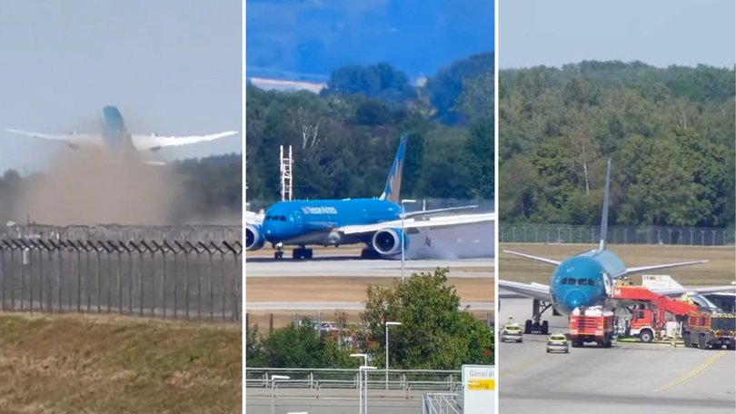 A Vietnam Airlines flight turned back to Munich International Airport after a terrifying incident during takeoff.