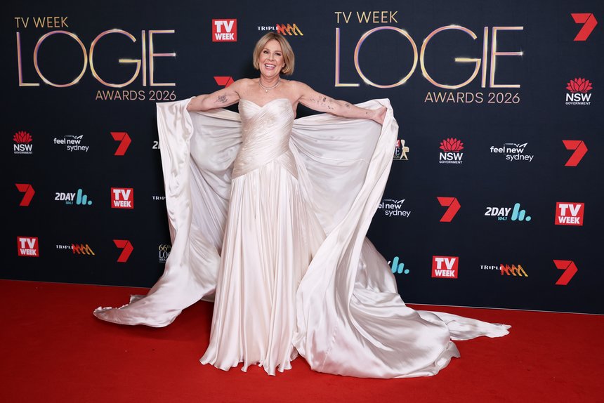 Gold Logie nominee Julia Morris.