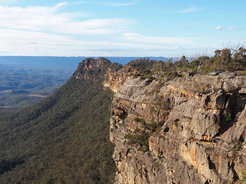 The Bonnum Pic Trail follows a ‘dramatic sandstone ridge line’ and requires ‘heavy bush bashing’. Picture: Supplied