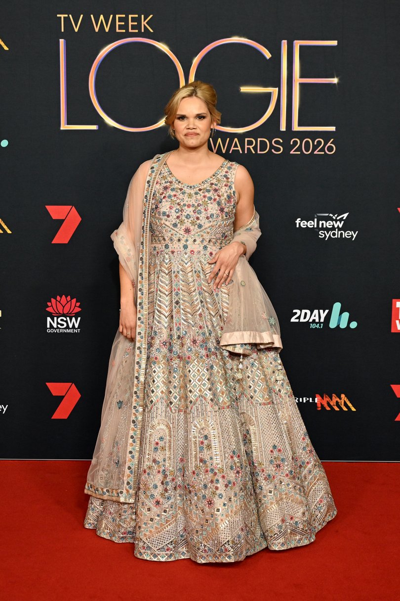Actor Lila McGuire who played Evonne Goolagong won the most popular new talent Logie.