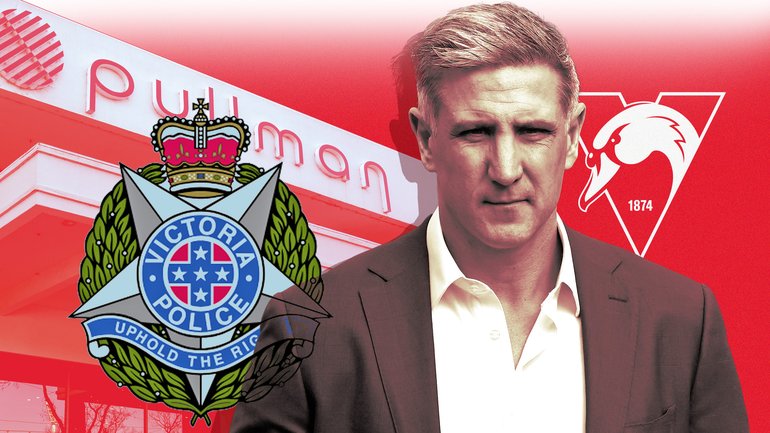 Sydney CEO Matthew Pavlich says the club is “shocked and disappointed” as police investigate an alleged sexual assault involving Swans players.
