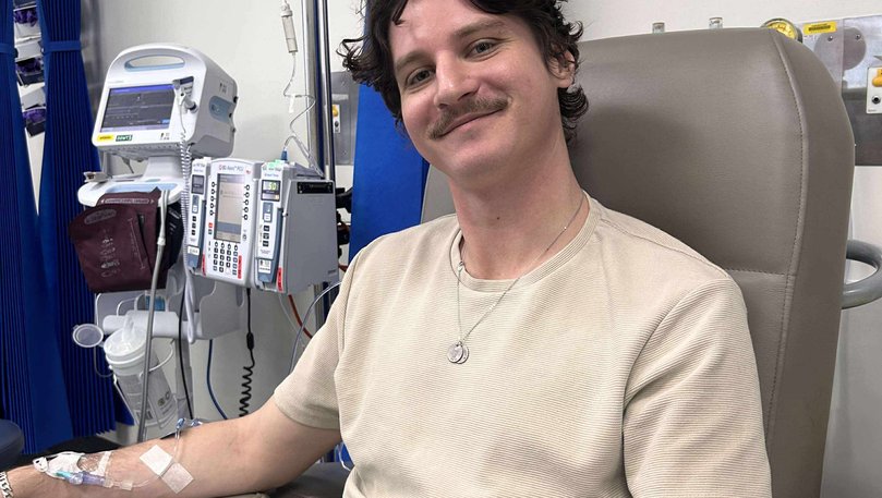 Over the course of the last year, the artist has had major surgery to remove half his bowel and put in a stoma, and had weeks of chemotherapy.
