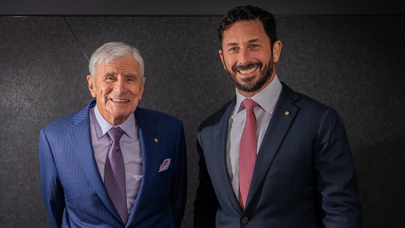Kerry Stokes and SGH chief executive Ryan Stokes.