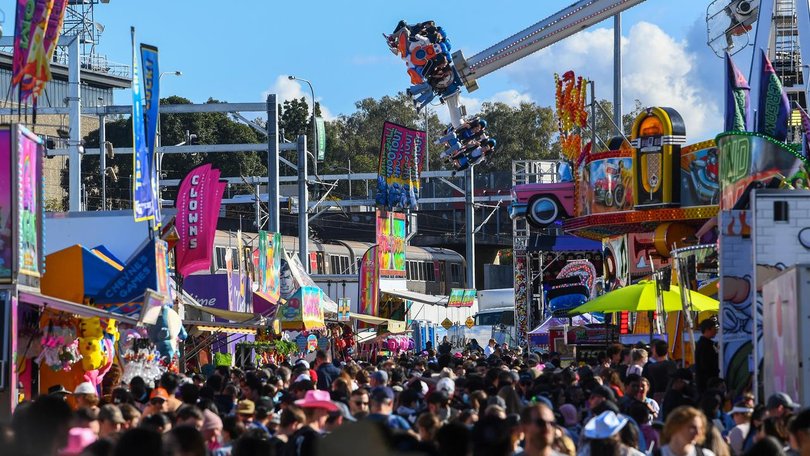 A One Nation staffer was allegedly set upon by four people at the Royal Queensland Show. (Jono Searle/AAP PHOTOS)